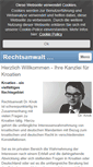 Mobile Screenshot of kroatien-recht.com